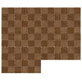 Outsunny 27 Pcs Wooden Interlocking Decking Tiles, 30 x 30 cm Anti-slip Outdoor Flooring Tiles, 0.81㎡ per Pack, All Weather Use for Patio, Balcony, Terrace, Hot Tub, Brown - 1