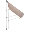 Outsunny 2x1.5m  Adjustable Outdoor Aluminium Frame Awning Beige - 9