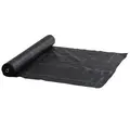 Outsunny 2m x 100m Heavy Duty Weed Control Membrane, Weed Membrane for Landscaping Driveway Gravel Artificial Grass Lawn Underlay, Black - 1