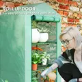 Outsunny 3 Tier Mini Greenhouse Portable Garden Grow House with Roll Up Door and Wire Shelves, 69 x 49 x 125 cm, Green - 5