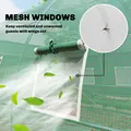 Outsunny 3 x 4 m Walk-in Polytunnel Greenhouse with Hinged Door and 8 Roll Up Mesh Windows, Garden Tunnel Warm House Tent, Green - 4
