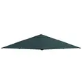 Outsunny 3 x 3 m Gazebo Canopy Replacement Cover, Garden Gazebo Roof Replacement with Drain Holes, TOP COVER ONLY, Grey - 1