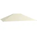 Outsunny 3 x 4m Gazebo Canopy Replacement Cover, Gazebo Roof Replacement (TOP COVER ONLY), Cream White - 1