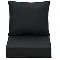 Outsunny 4 Pcs Outdoor Seat and Back Cushion Set Patio Deep Seating Chair Replacement Cushion - 8