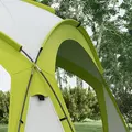Outsunny 3.5 x 3.5M Camping Gazebo, Outdoor Event Shelter Dome Tent Garden Sun Shelter Patio Spire Arc Pavilion Camp Sun Shade Tent for 6-8 Person, Green - 8