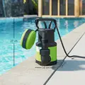 Outsunny 400W Submersible Water Pump for Dirty/Clean Water, 9000L/H Electric Sump Pump with Float Switch, Drain Water from Garden Pond, Hot Tub, Ditches, Portable and Lightweight - 3