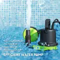 Outsunny 400W Submersible Water Pump for Dirty/Clean Water, 9000L/H Electric Sump Pump with Float Switch, Drain Water from Garden Pond, Hot Tub, Ditches, Portable and Lightweight - 4