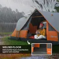 Outsunny 5-6 Man Dome Camping Tent - Orange - 5