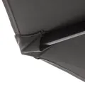 Outsunny 4.6M Sun Umbrella Canopy Double-sided Crank Sun Shade w/ Cross Base Grey - 9