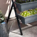 Outsunny 5-Tier Raised Garden Bed, Vertical Ladder Plant Stand with 5 Removable Boxes, Drainage Holes and Plugs, Indoor Outdoor Elevated Flower Herb Growing Box for Garden Patio Balcony, Grey - 9