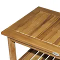 Outsunny 45 x 90cm Acacia Wood Two-Tier Garden Table - 7