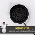 Outsunny 6ft Inflatable Christmas Snowman, with Accessories - 6