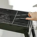Outsunny Foldable Charcoal Grill - Black - 7