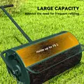 Outsunny Compost Spreader, 24" Peat Moss Spreader with Height Adjustable T Shaped Handle and Metal Mesh Basket, Garden Spreader for Seeding, Spreading Manure, Green - 4