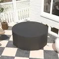 Outsunny Garden Patio Large Furniture Set Round Cover 600D Oxford Waterproof, Ф193 x 80H cm, Black - 8