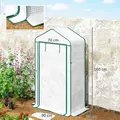 Outsunny Four-Tier Mini Greenhouse, with Reinforced Plastic Cover - 3
