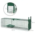 Outsunny Metal Rat Trap with Single Door, for Small Animals, Dark Green - 3