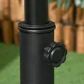 Outsunny Heavy Duty Cement Parasol Base 20kg Round Patio Umbrella Stand Garden Outdoor Shade Holder for Dia. 35mm/38mm/48mm Poles - 9