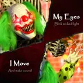 Outsunny Life Size Stackable Halloween Animated Clown with Red Light Up Eyes, Sound Activated Scary Halloween Decorations, Battery Operated, Indoor Party Props - 4