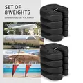 Outsunny Gazebo Weights Set of 8, 24KG Weights for Gazebo Legs with Reinforce Pins and Carry Belt, for Gazebos Shelters Marquees Tents - 4