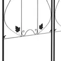 Outsunny Metal Trellis Set of 2, Garden Trellis for Climbing Plants Support Frames, Leaf Design - 8