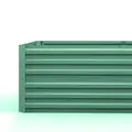 Outsunny Raised Beds for Garden, Galvanised Steel Outdoor Planters with Multi-reinforced Rods, 180 x 90 x 59 cm, Light Green - 7