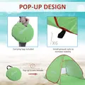 Outsunny Pop Up Tent Beach Fishing Camping UV Protection Patio Sun Shade Shelter - 5
