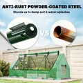 Outsunny Portable Small Polytunnel, Mini Greenhouse with Mesh Windows for Indoor and Outdoor, 240x90x90cm, Green - 7