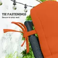Outsunny Set of Two Padded Outdoor Seat Cushions - Orange - 5