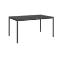 Outsunny Six-Seater Outdoor Table with Slatted Aluminium Top and Steel Legs - 1