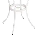Outsunny Three-Piece Elegant Aluminium Garden Set - White - 7