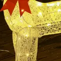 Outsunny Three-Piece LED Light Reindeer Christmas Decoration - 7