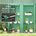 Outsunny Three-Tier Mini Greenhouse - Green - 5