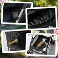 PawHut 3 In 1 Detachable Pet Stroller, for Extra Small and Small Dogs - Black - 8