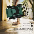 Outsunny Zero Gravity Lounger Chair, Folding Reclining Patio Chair with Shade Cover, Padded Seat, Cup Holder, Soft Cushion and Headrest for Poolside, Camping, Green - 7