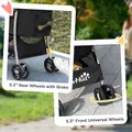 PawHut 3 In 1 Detachable Pet Stroller, for Extra Small and Small Dogs - Black - 7