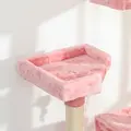PawHut 173cm Cat Tree Scratching House, Activity Play Centre, Pink - 8
