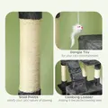 PawHut Cat Tree Scratching House, Activity Play Centre - 5
