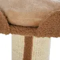 PawHut 91cm Cat Tree, Cat Tower with Scratching Post, Bed, Perch, Removable Cushion for Indoor Kittens, Brown - 9