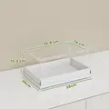 PawHut Acrylic Reptile Terrarium with Top Sliding Door, Vents,  for Snake, Frog, Spider, Gecko, Tarantula, 30 x 20 x 15 cm - 3