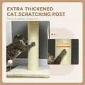 PawHut Cat Tree, with Sisal Wrapped Scratching Post - Cream - 7