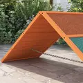 PawHut Dog Agility Equipment, Dog Playground Equipment with Non-slip Surface, A-frame, Agility Ramp for All Breeds, Orange - 9