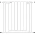 PawHut Baby Gate, Pet Safety Gate Pressure Fit, 76-82cm Wide with Two-Way Open, One-Hand Opening - 1