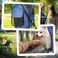 PawHut Foldable Pet Stroller for Dogs, Puppy Stroller, with Large Carriage, Brakes, Canopy - Blue - 7