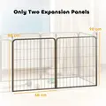 PawHut Two-Piece Dog Pen Expansion Pack for Medium Dogs, 80cm Tall Animal Pen with Three Connecting Stakes - 3