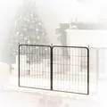 PawHut Two-Piece Dog Pen Expansion Pack for Medium Dogs, 80cm Tall Animal Pen with Three Connecting Stakes - 7