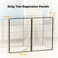 PawHut Two-Piece Dog Pen Expansion Pack for Large Dogs, 100cm Tall Animal Pen with Three Connecting Stakes - 3