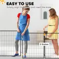 PawHut Two-Piece Dog Pen Expansion Pack for Medium Dogs, 80cm Tall Animal Pen with Three Connecting Stakes - 5