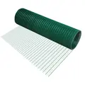 Pawhut PVC Coated Welded Wire Mesh Fencing Chicken Poultry Aviary Fence Run Hutch Pet Rabbit 30m Dark Green - 1