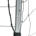 SPORTNOW 8ft x 5ft Football Goal, Set of 2 Football Net for Garden, Training Goal with Ground Stakes, Steel Frame - 8